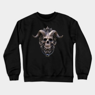 Horned Skull Crewneck Sweatshirt